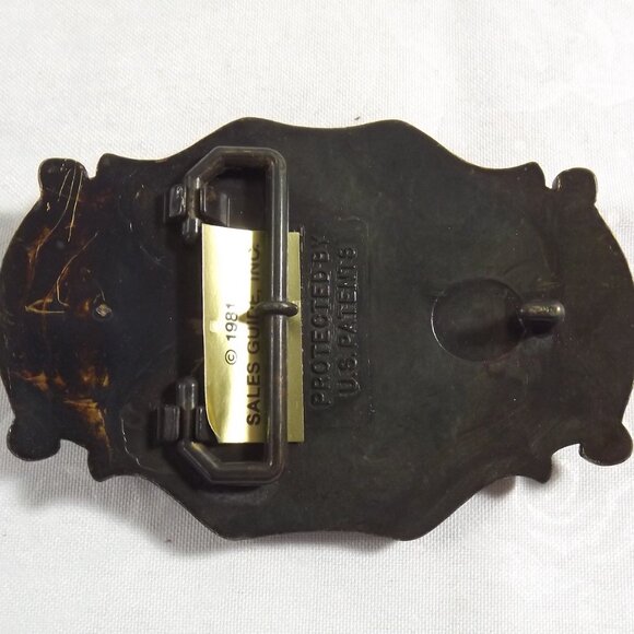 Gold Tractor Belt Buckle - Picture 4 of 9